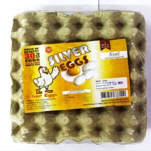 Silver Eggs - Tray of 30 eggs